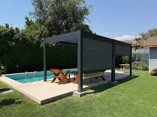 Pérgola Bioclimática — Pentagrama Palco / HD Sunkeen